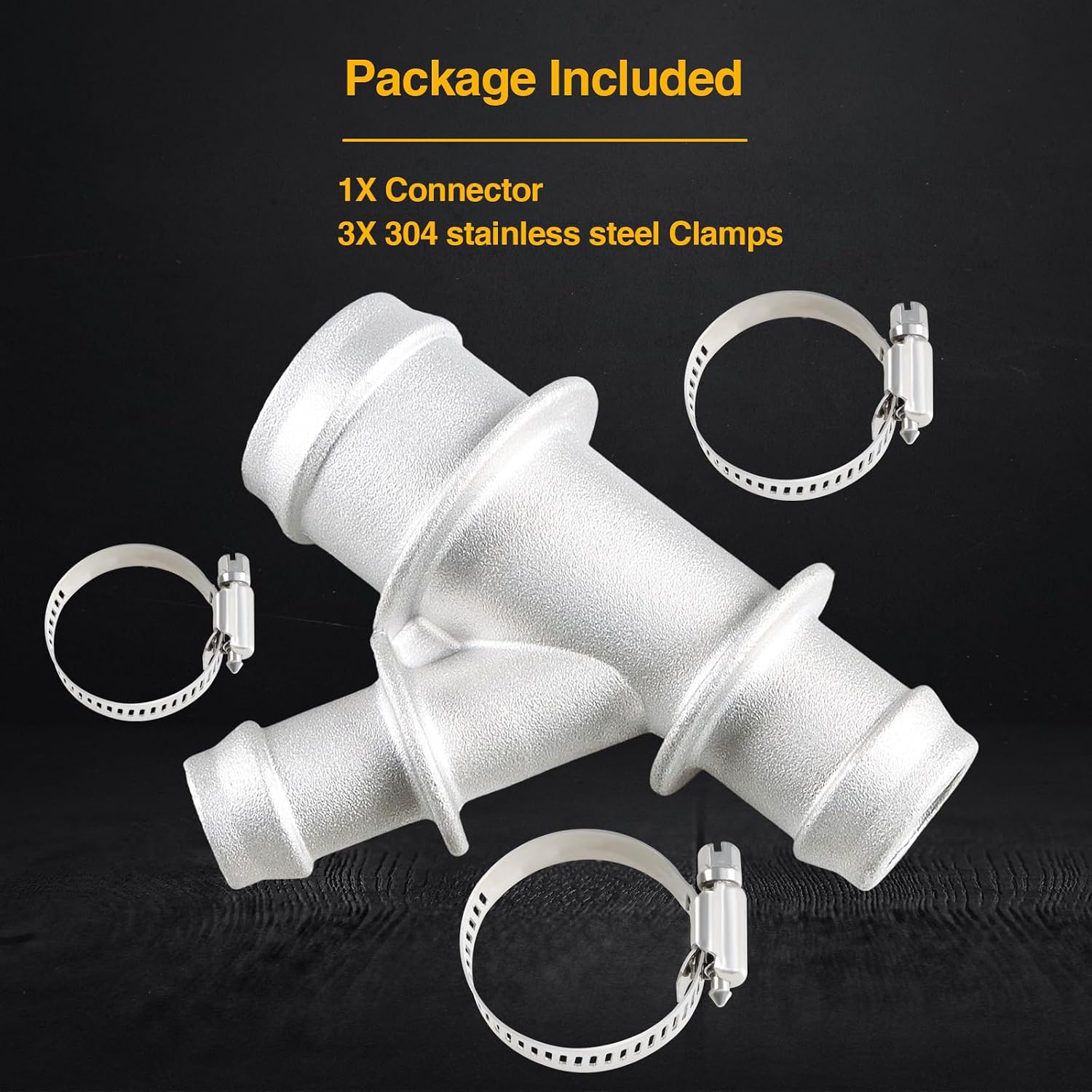 Aluminum Coolant Radiator Hose Y Junction Connector Compatible with Chevrolet Silverado Suburban Tahoe Avalance/GMC Sierra Yukon/Cadillac Escalade Replace#: 15834773