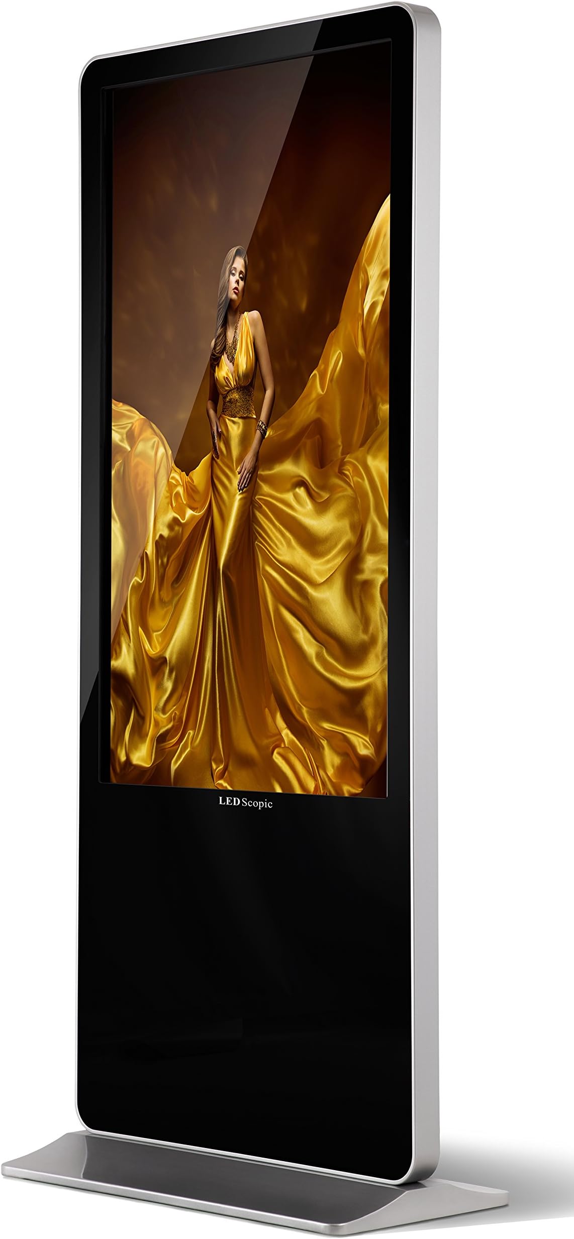 Standing Touch Screen Kiosk Computer with Intel i-5, 8gb RAM, and Windows 10 (55 Inch)
