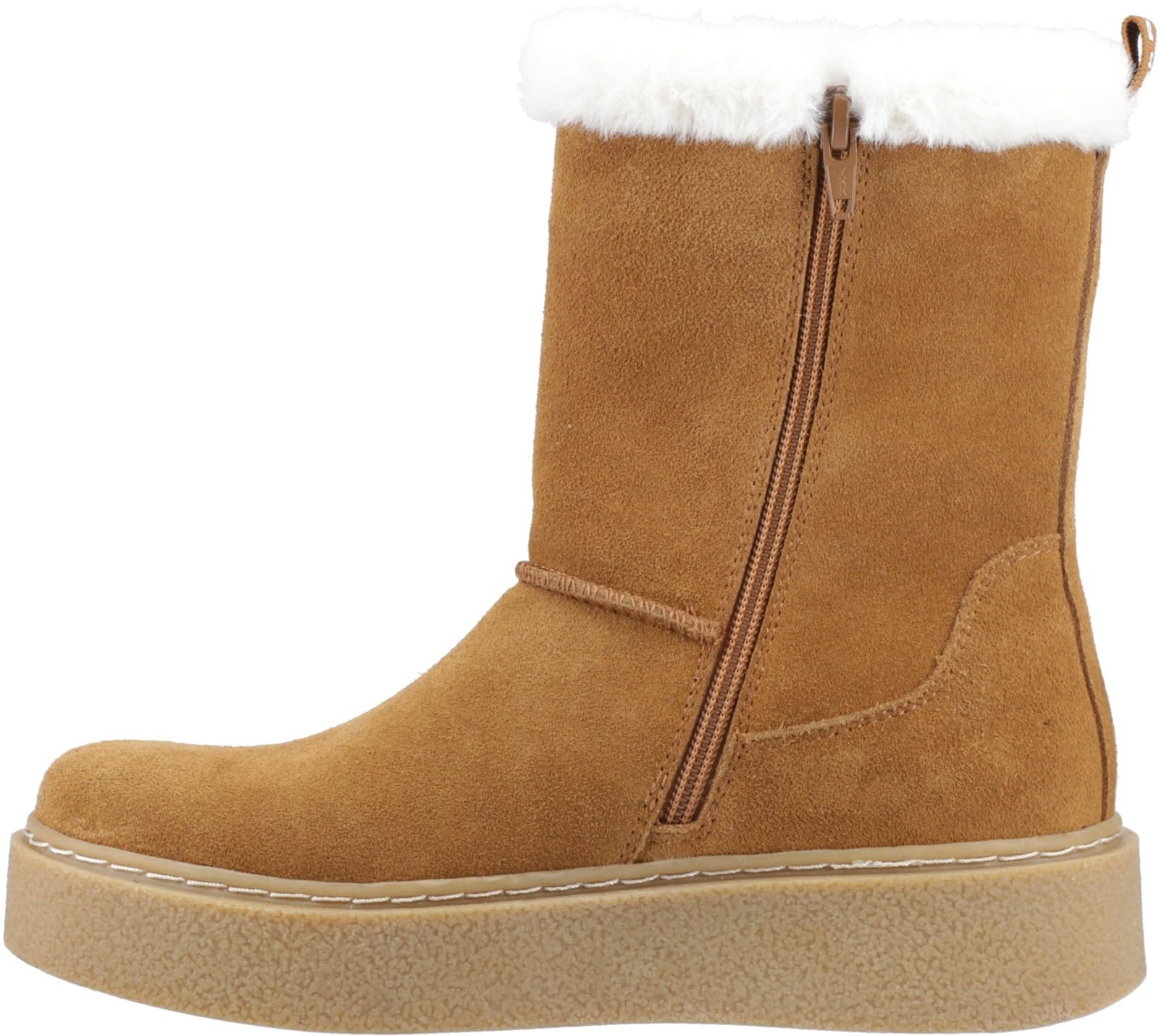 Hush Puppies Female Becca Mid Boot, Tan, 8