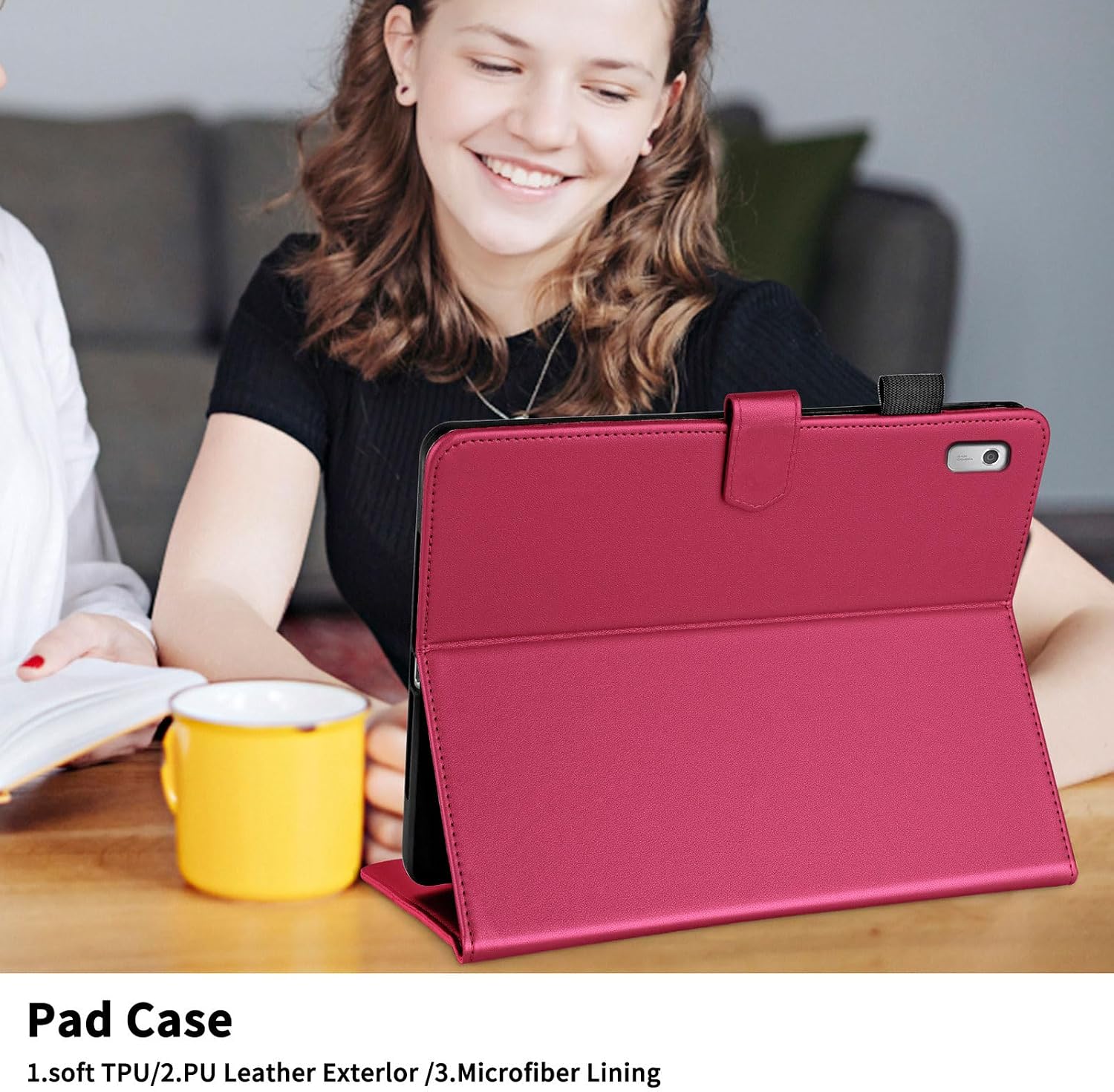 Case for Lenovo Tab M9 2023 / Nook 9" 2024,Black image 4