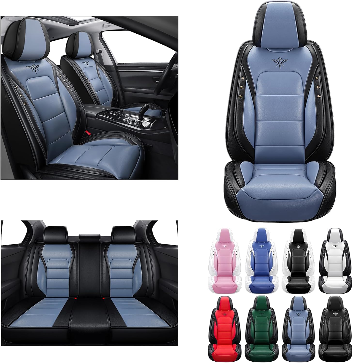 Seat Covers Full Set,Fashion Seat Covers for Subaru Crosstrek 20162024,Premium