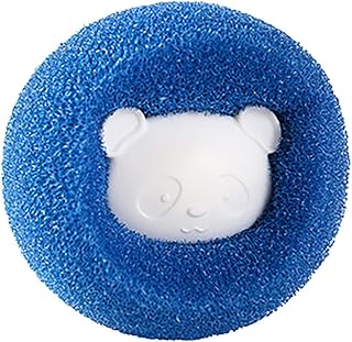 Yiser 1PC Reusable Hair Remover Washing Machine Hair Catcher Laundry Ball Dryer Ball for Clothing Dog Cat Pet Hair Remover Organic Fabric Softener Sheets Unscented (A, One Size)