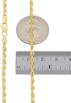 Amazon | Nuragold 10K イエローゴールド 3mm ダイヤモンドカット