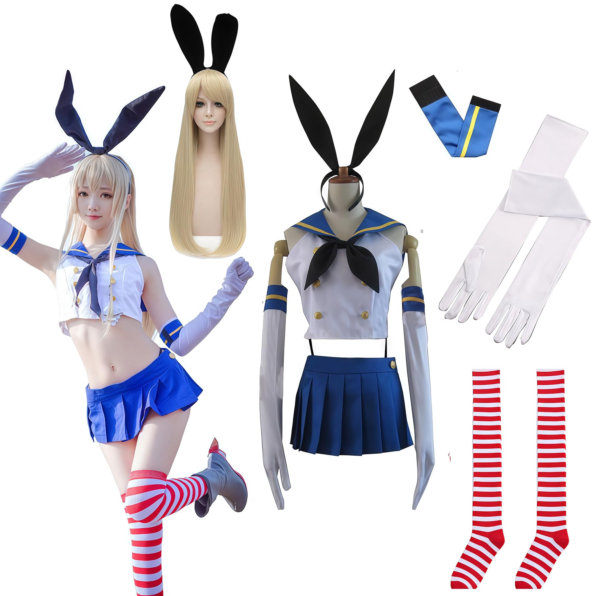 Amazon.co.jp: PICK(ピック) ウィッグ付 艦隊これくしょん 島風