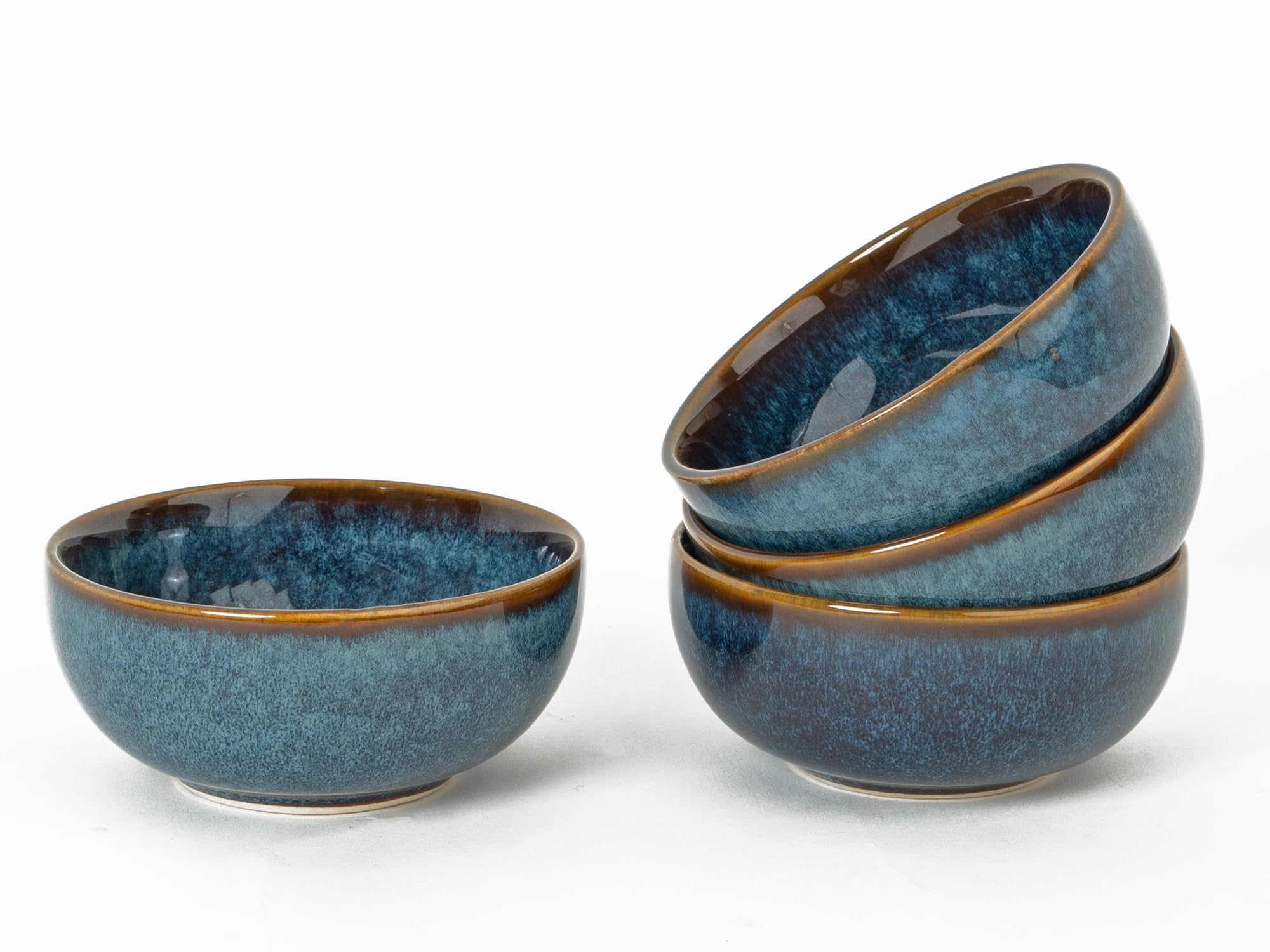 Bodhi House Ceramic Bowl Set - 4 Piece, Feather White -15