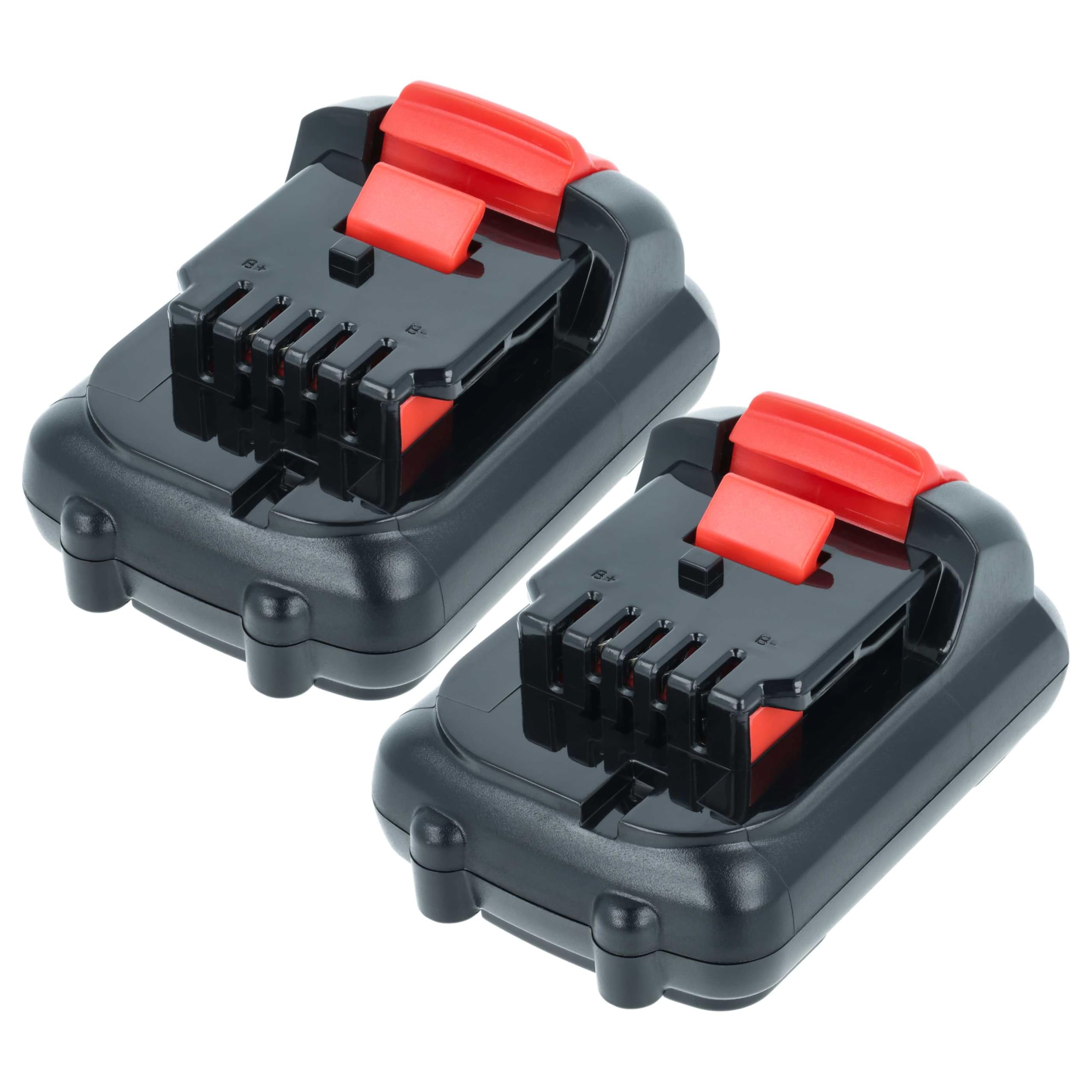 vhbw 2 x wymienny akumulator do Dewalt DCB127, DCB125, DCB123, DCB121, DCB120 do elektronarzędzia (2000 mAh, Li-ION, 12 V)