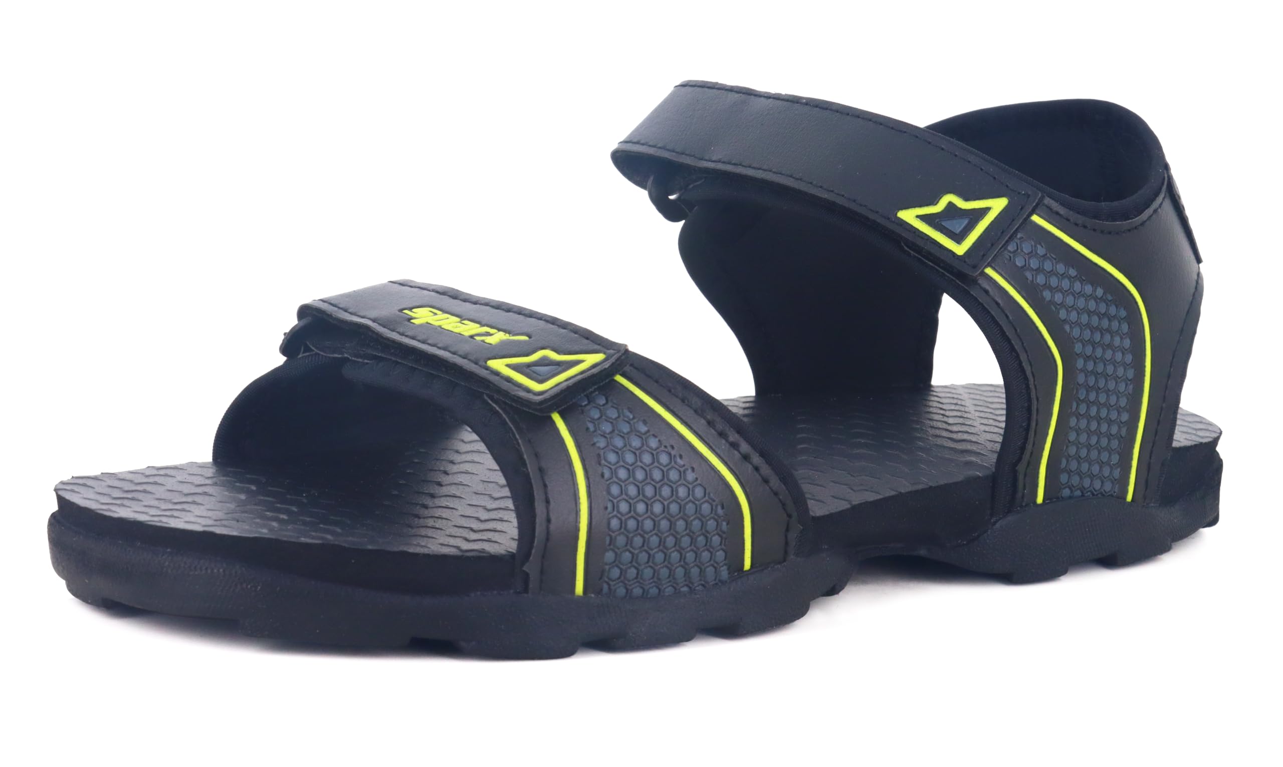 mens SS 721 | Latest, Daily Use, Stylish Floaters | Black Sport Sandal - 9 UK (SS 721)-image-44