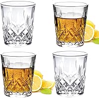 Vista 1 de Vasos de chupito de tequila de 1.7 onzas con base pesada, vasos de cristal cordial (4)