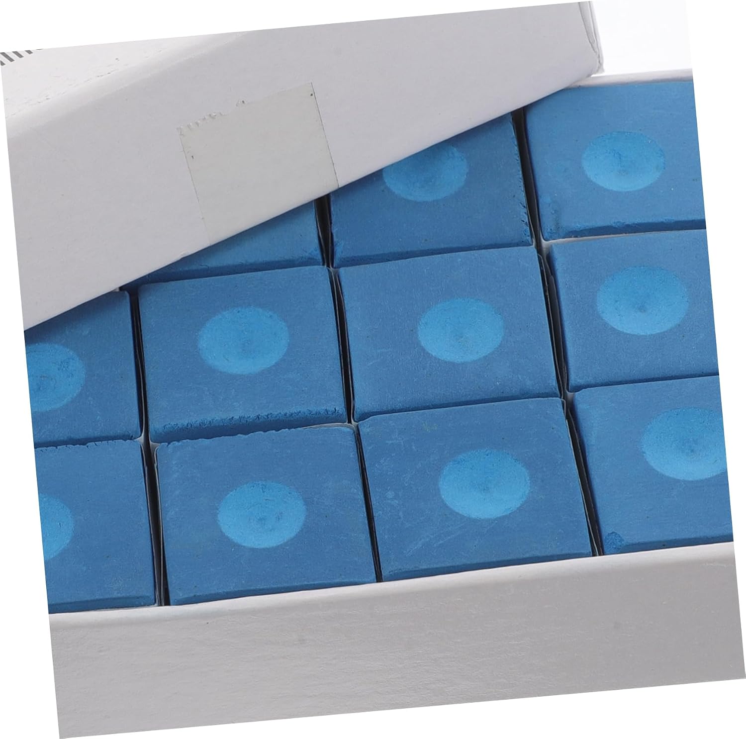 UPKOCH 12pcs Pool Cue Chalk Cubes for Billiards and Snooker for Smooth Shots Convenient -Term Supply for Home Use and Sports