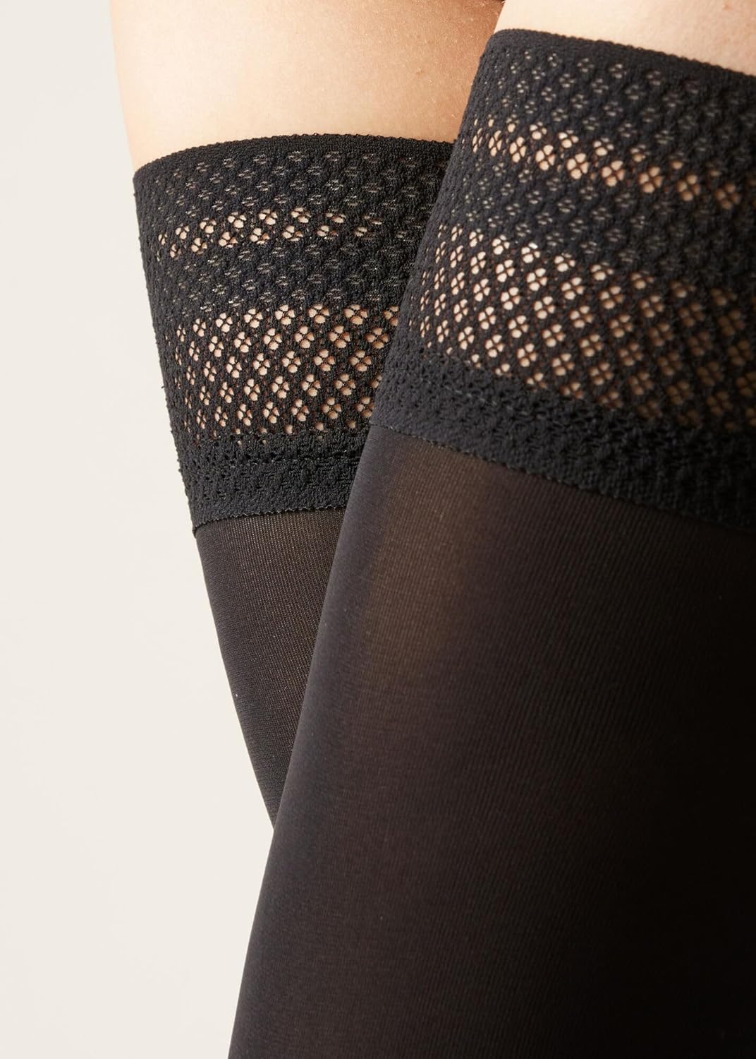 CALZEDONIA Woman's Soft Touch 50 Deniers Thigh High Stockings - Image 4