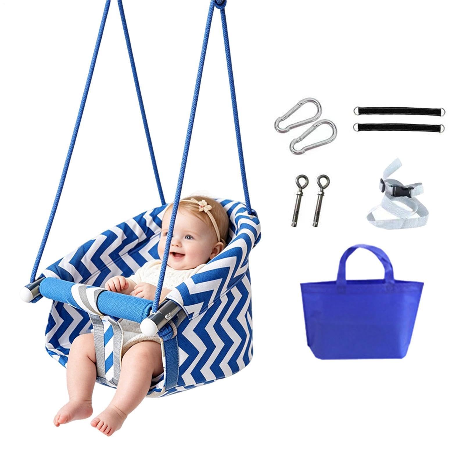 Siège de balançoire enfant compact pour installer une aire de jeux dans la maison