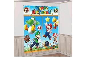 Super Mario Brothers Scene Setters Wall Decorating Kit