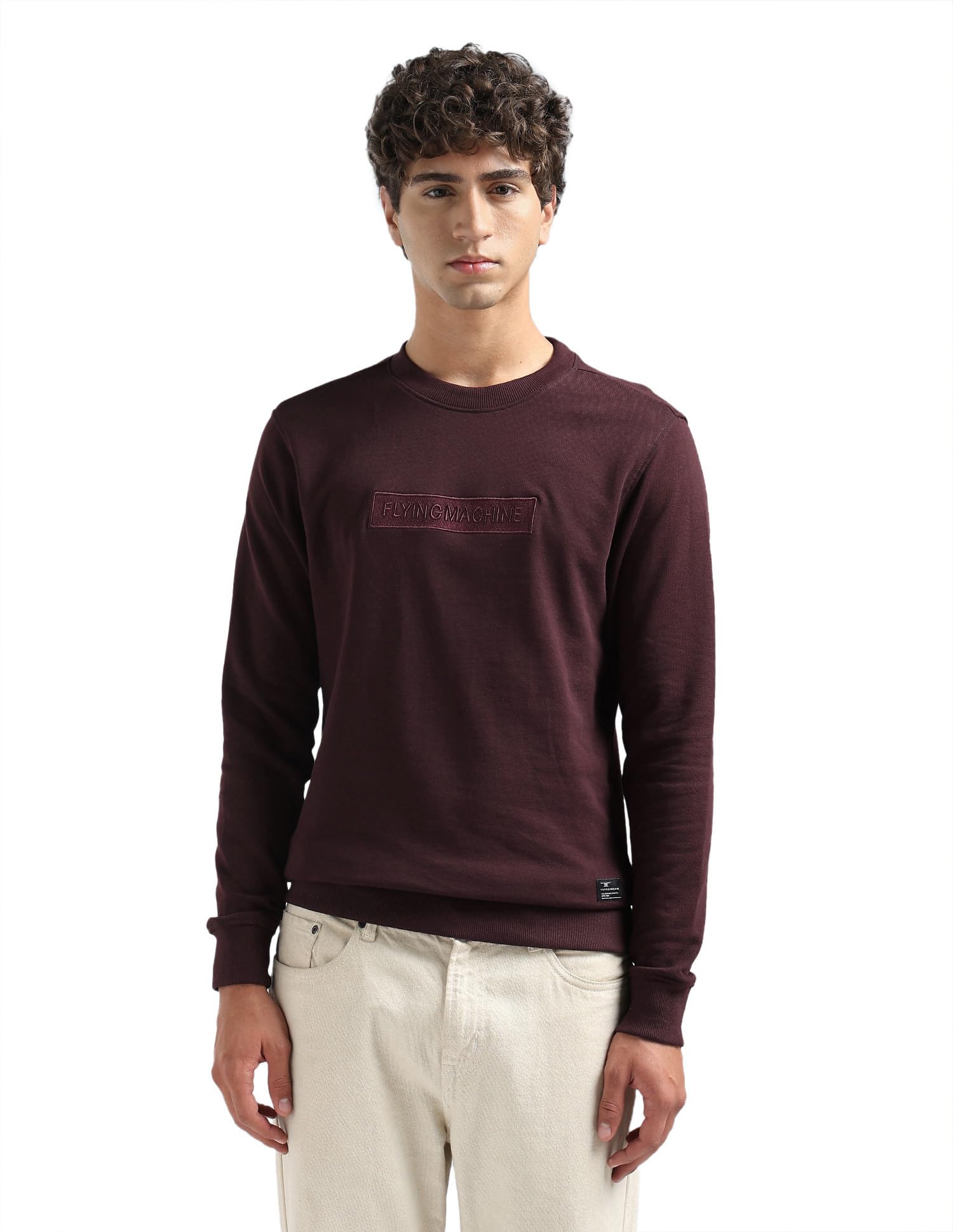 flying machine Men's Regular Fit Sweatshirt| Printed-picture-40