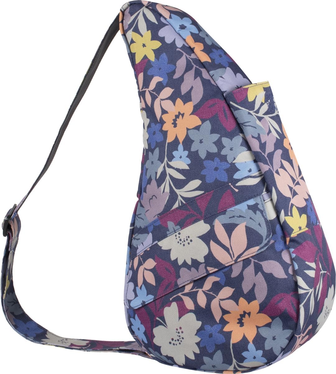 AmeriBag 17" Recyled Poly Print Healthy Back Bag Ergonomic Crossbody Sling for Everyday Use, Travel & Walking Comfort - Image 2