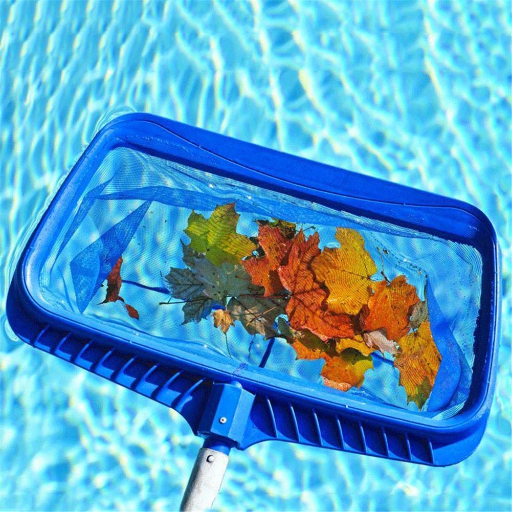 Retino per Piscine e Piscine, con Rete di Raccolta, Set di Pulizia per aste Standard per Piscine, retino con Rete di Raccolta, per la Pulizia di Piscine, Foglie e Sporco