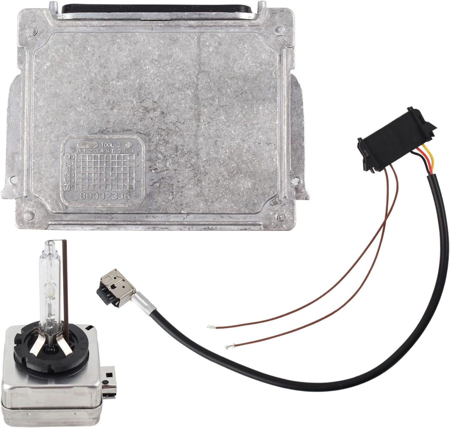 SOCAL-LED LIGHTING 10R034663 8A5Z13C170A Xenon HID Headlight Ballast Control Unit with D3S 6000K Bulb OEM Direct Replacement Compatible with Ford Mustang Lincoln MKS MKT MKX