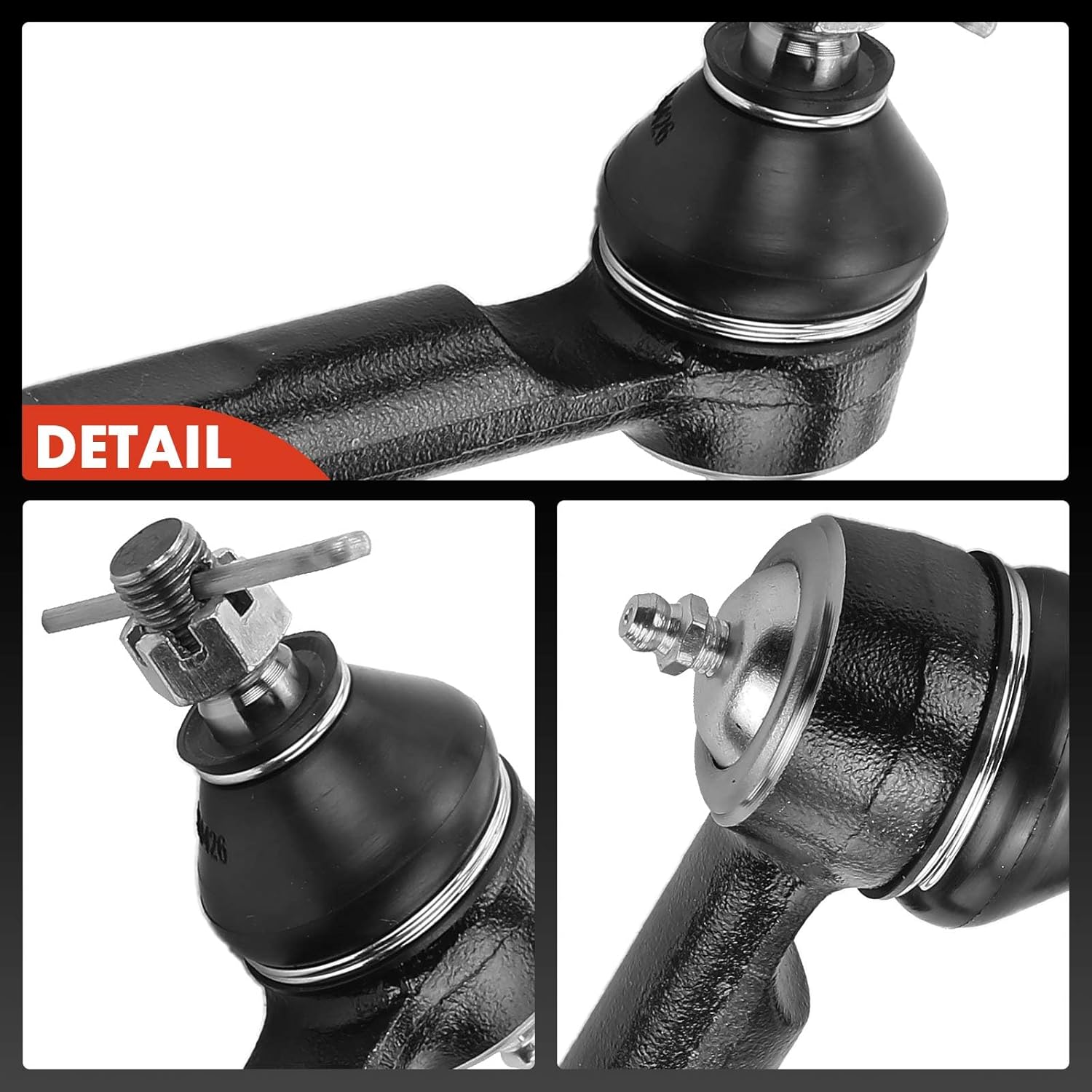 A-Premium 2 x Front Outer Tie Rod Ends, Compatible with Nissan Altima 2002-2006, Maxima 1995-2008, 240SX 1995-1998, Infiniti I30 1996-2001, I35 2002-2004