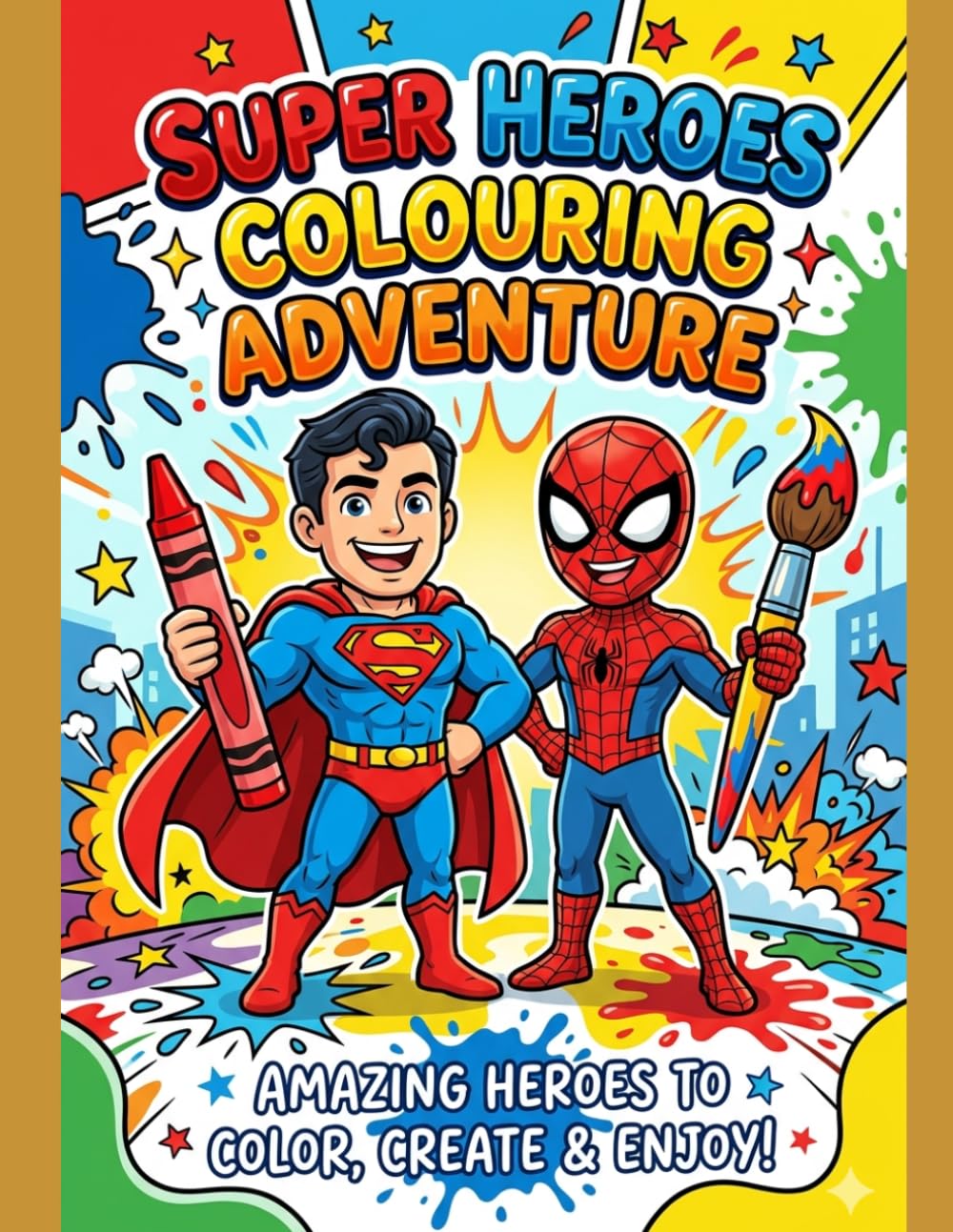 Super Heroes Colouring Adventure