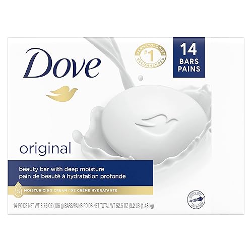 Miniatura 24 de Dove Jabón en barra de belleza original, paquete de 36 para piel suave y lisa, con 1/4 crema hidratante 2.6 oz