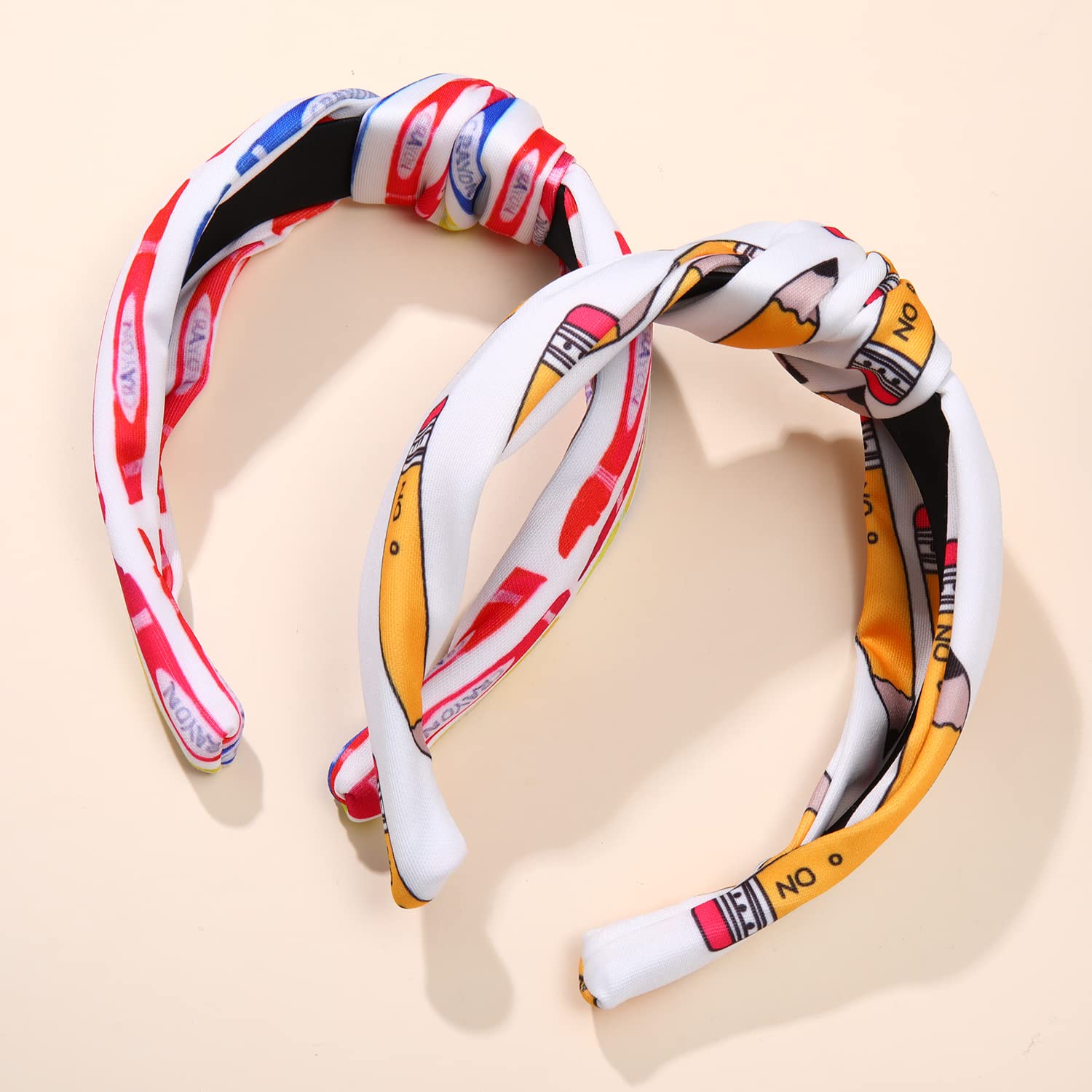 Amazon.com: PHALIN Teacher Headbands for Women, Pencil Apple  display picture 3