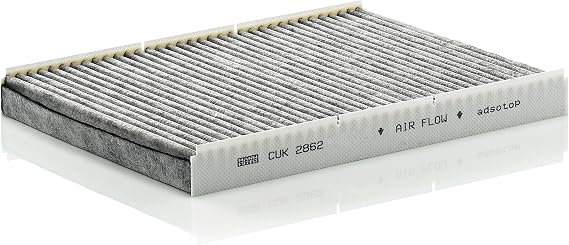 MANN-FILTER CUK 2862 Cabin Air Filter - Pollen Filter with Activated Carbon - for Cars + Transporters