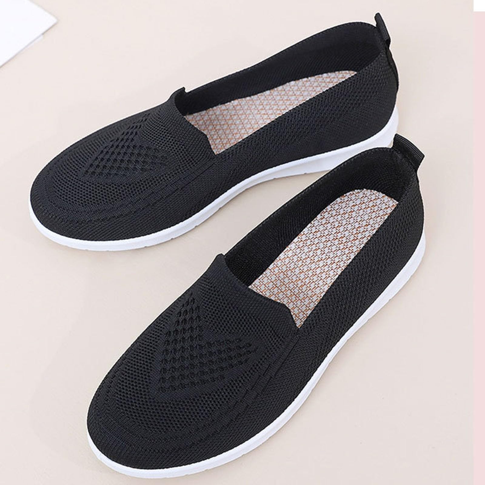 Women's Mesh Walking Shoes Summer Breathable Soft Arch Support Walking Anti-Skid Sports Shoes - 5