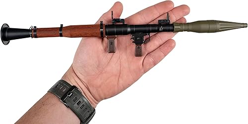 Miniatura 2 de GoatGuns RPG miniatura modelo negro  Metal fundido a presión a escala 14 + kit de construcción de madera real