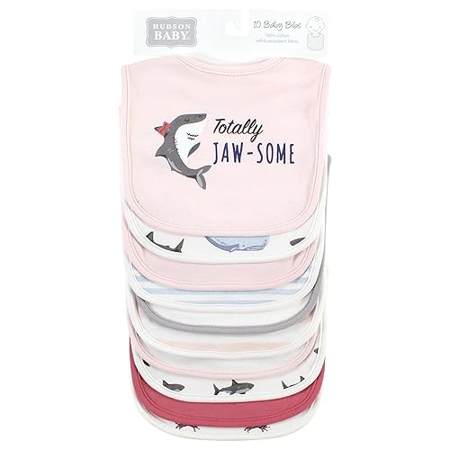 Miniatura 163 de Hudson Baby - Baberos unisex de algodón para bebés, Aviación, talla única