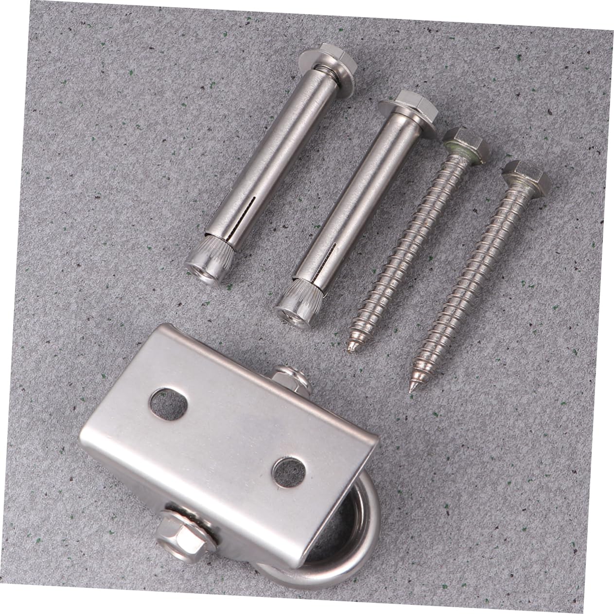 TOYANDONA 1Set Hammock Swivel Hook Heavy Duty Stainless Steel Rotating Hanging Hooks for Swing Chairs Porch Swings and Punching Bags Secure Ceiling Mount Accessories Kit Type