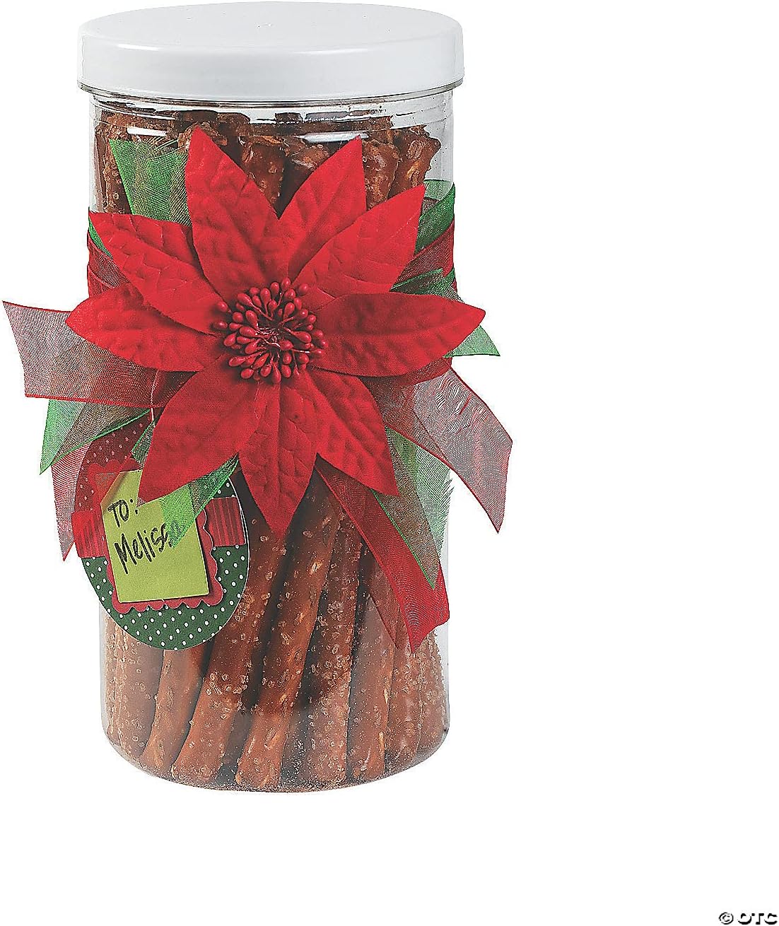 Tall Plastic Jars with Lids - Set of 12 - Teacher Supplies and Crafts for Kids