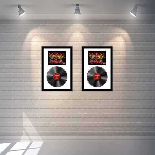 Miniatura 8 de Creative Picture Frames Marco de concierto de fotos de 8.0 x 10.0in con pantallas de estera negra, 33 vinilos LP