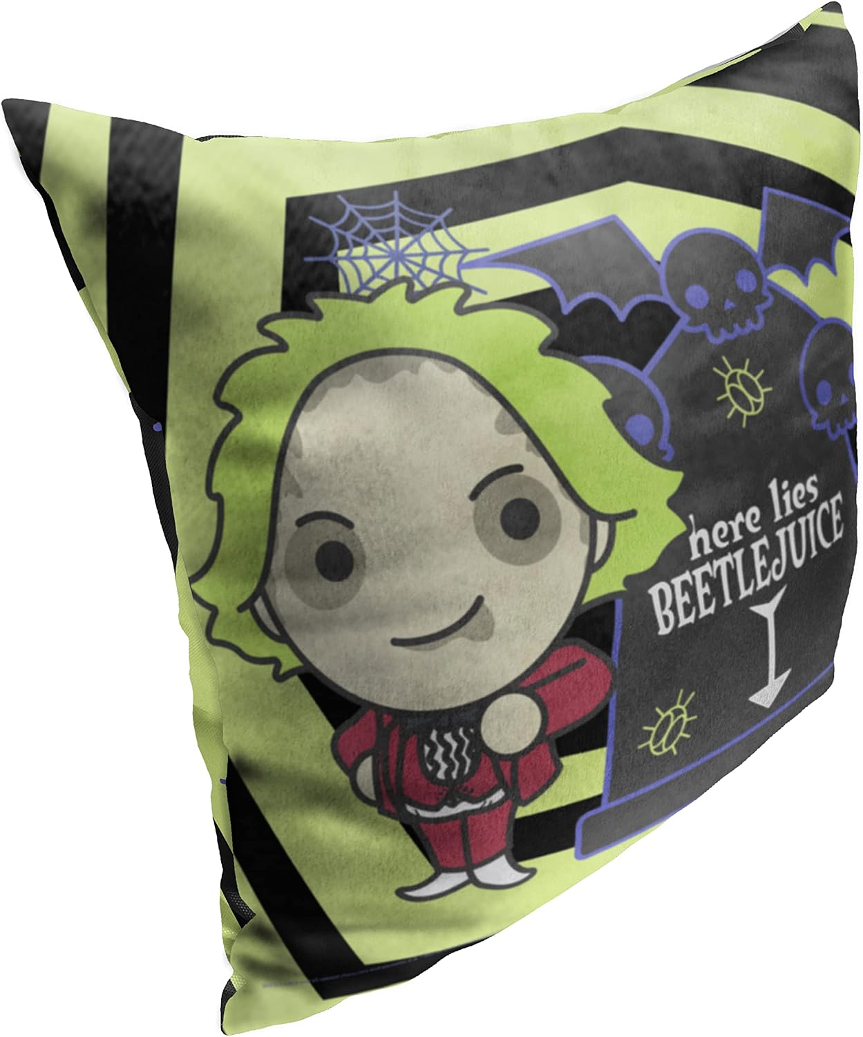 Northwest Beetlejuice Pillow, 18" x 18", Beetlejuice Grave