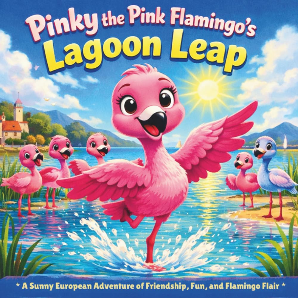Pinky the Pink Flamingo’s Lagoon Leap: Children's Storybook| A Sunny European Adventure of Friendship, Fun, and Flamingo Flair| Adventure| Animals| ... 30 Pages| Size 8.5 x 8.5 (Childrens Books)