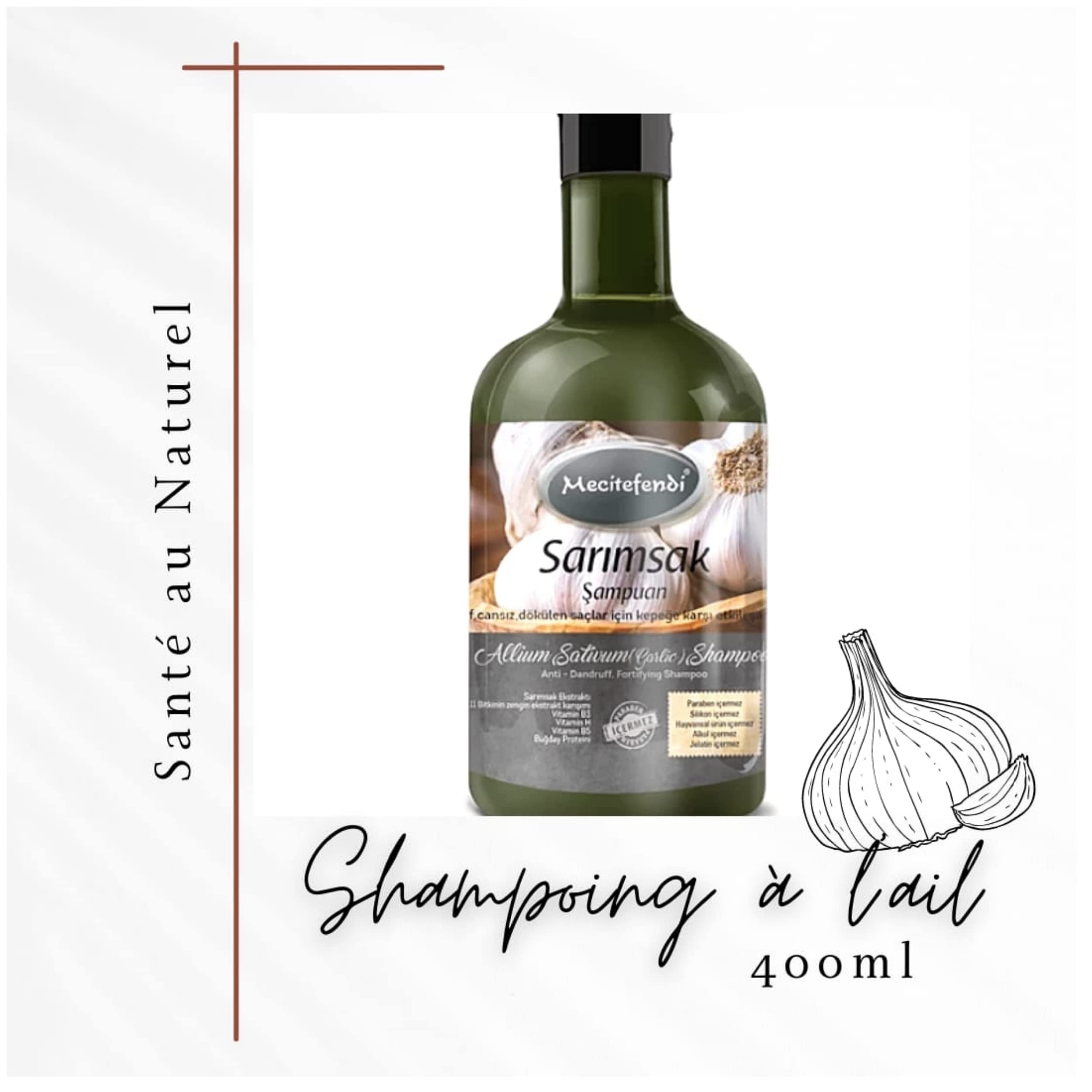 Shampoing Kératine & Ail VENUS - 1000ml Anti-chute, Démêlant Naturel, Fabriqué En Algérie
