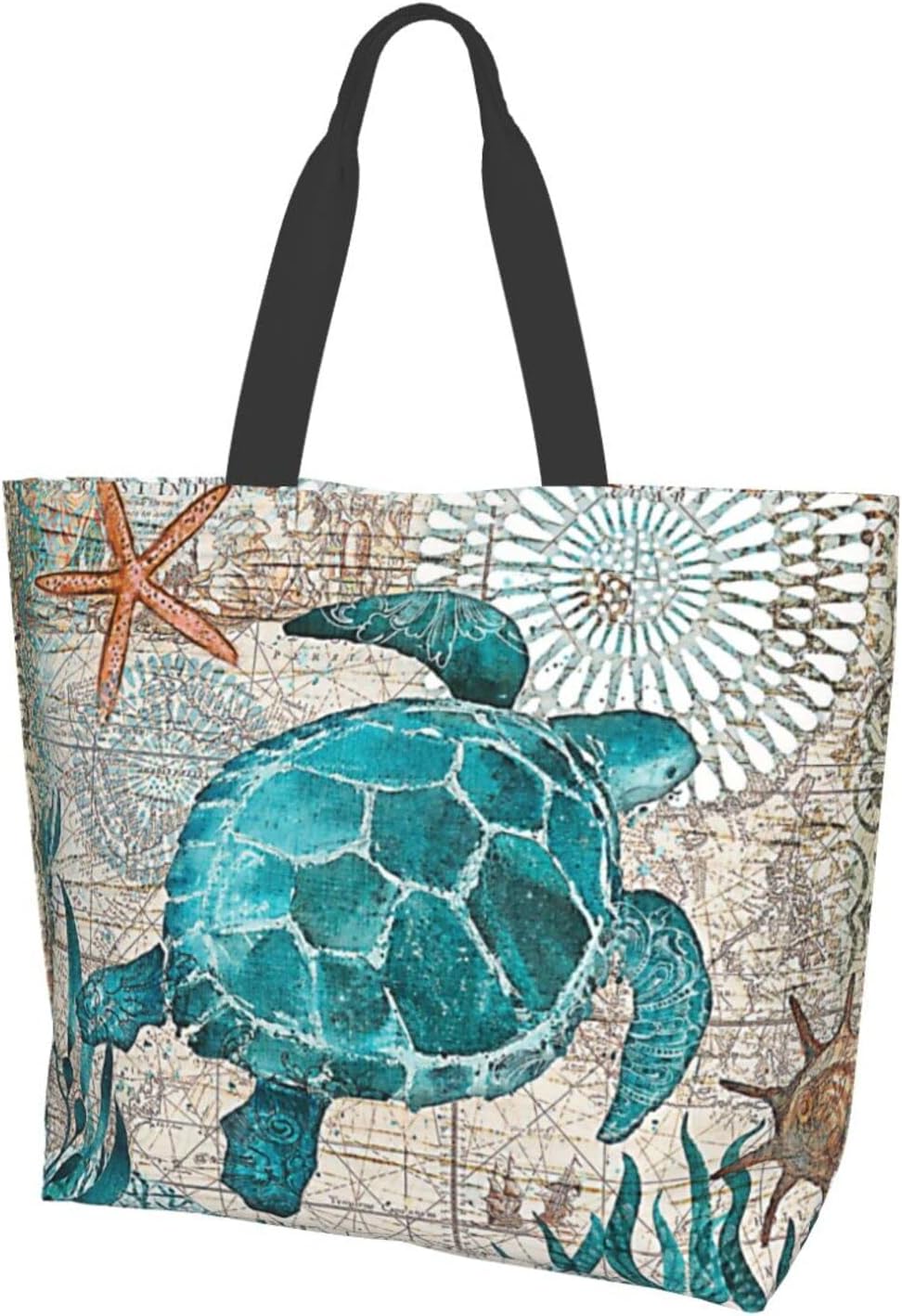 Tote Bag for Women Large Beach Bag Reusable Grocery Bags Handbag for Travel Shopping