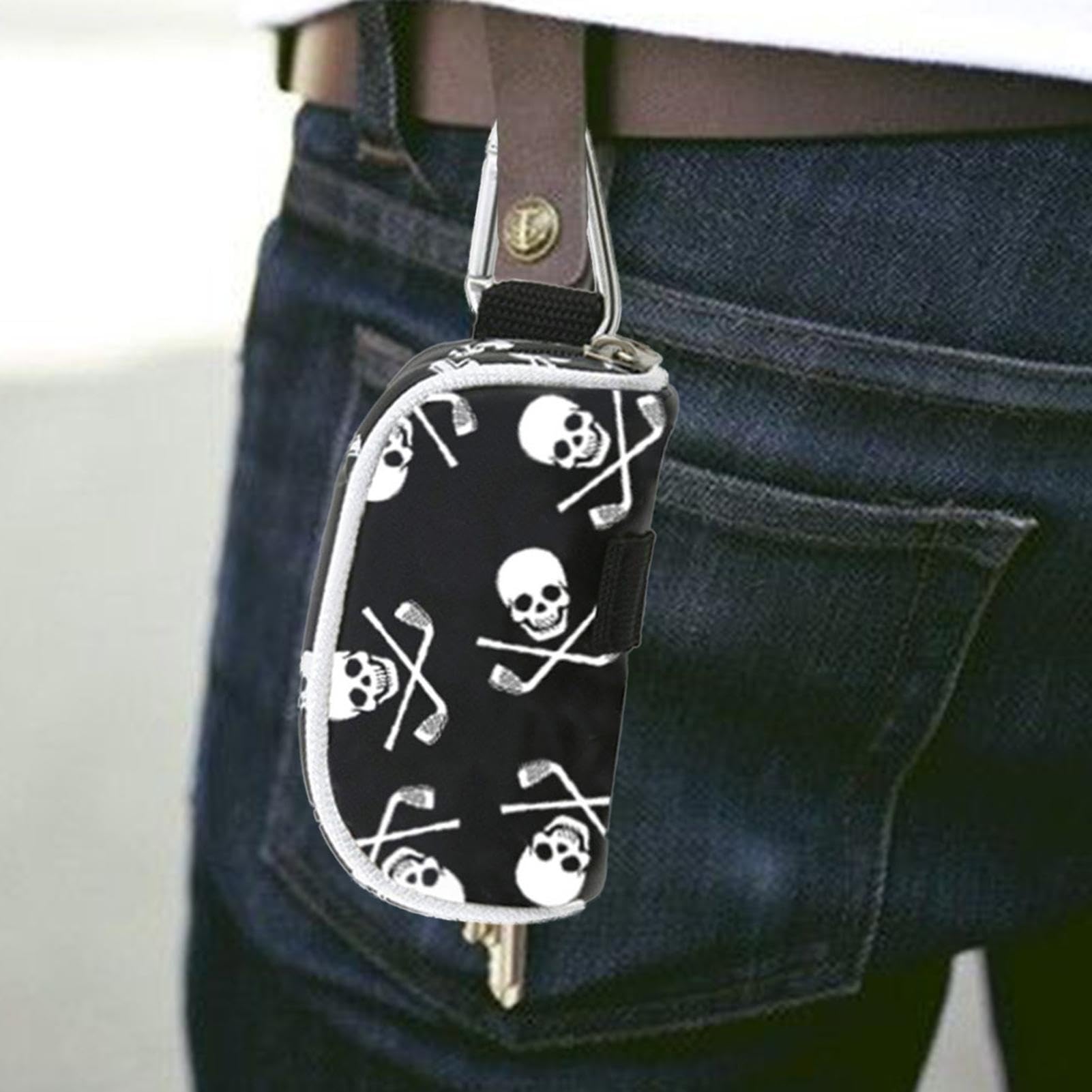 Housse de Golf pour T-shirt Sac de Transport avec Motif Crâne pour Homme