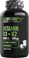 Vitamina D3 + K2 Depot — 5000 UI, 180 tabletas