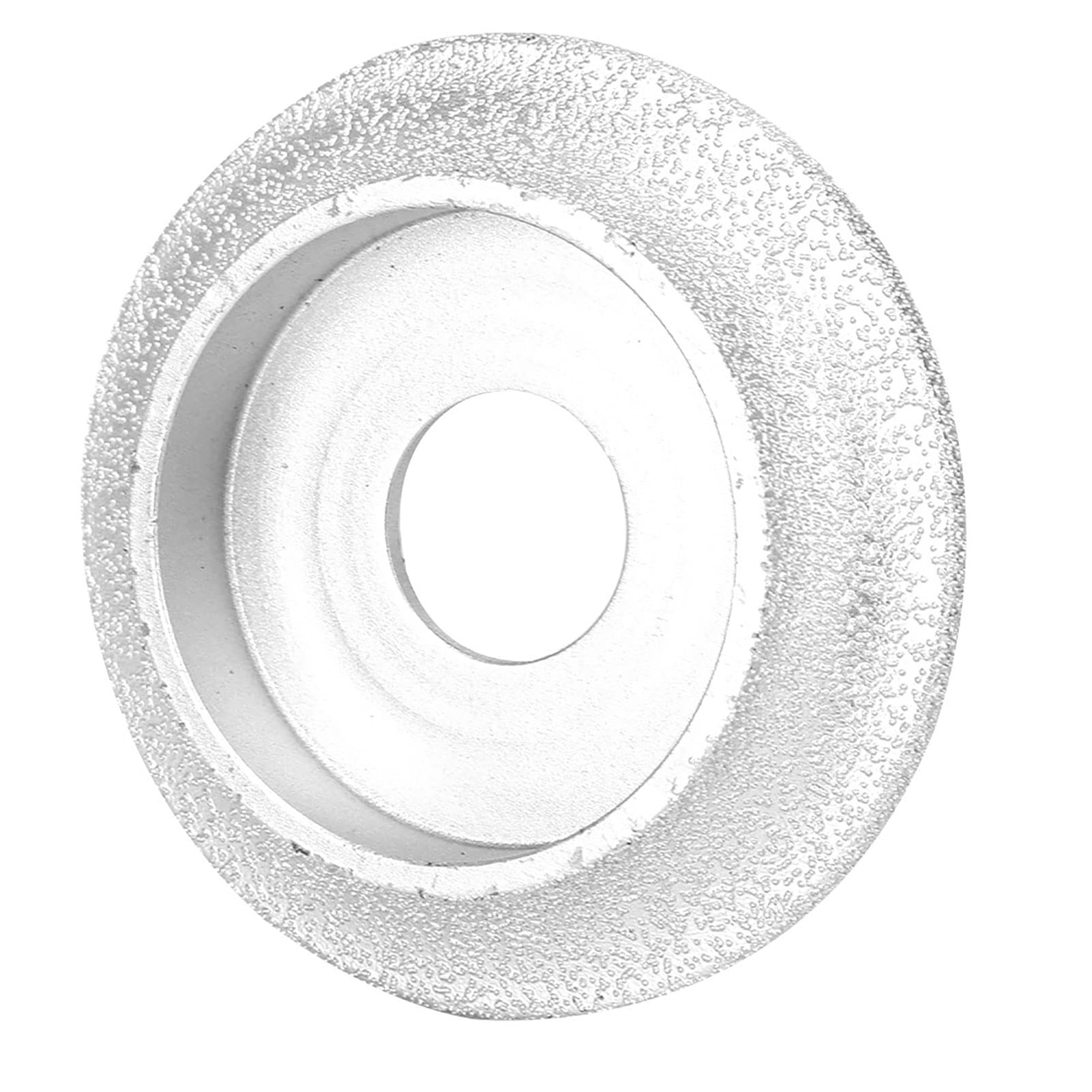 Disque de Meulage de 7,3 Cm, Meule Diamantée Brasée, Meule Abrasive Concave, Durable, Résistante à L'usure, Ventouse Ronde, Double Usage Sec et Humide, France pour Pierre, (Meule