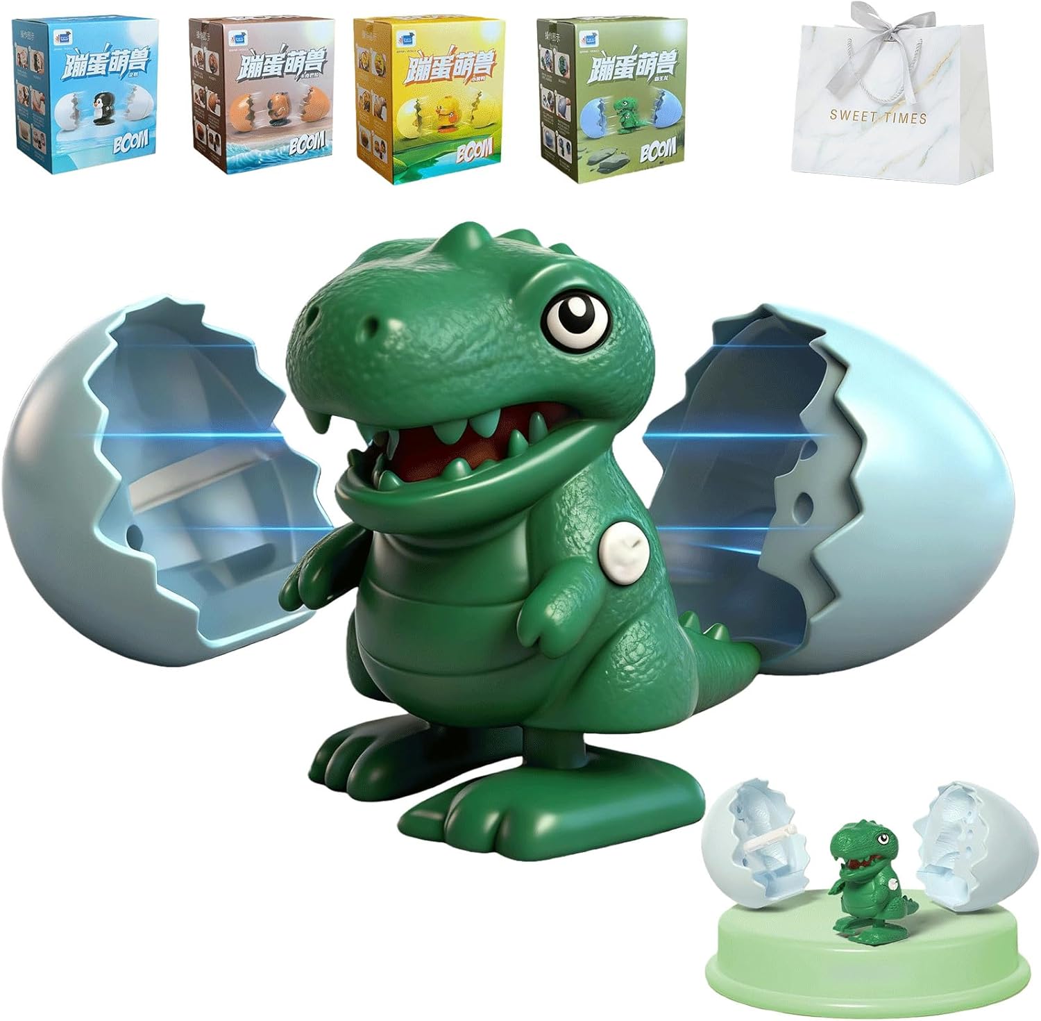 2026 New Wind-Up Animal Hatching Surprise Eggs,Easter Wind-Up Animal Hatching Surprise Egg,Reusable Clockwork Fun Animal Toy,Rotate The Egg to Hatch A Walking Animal (Dinosaur)