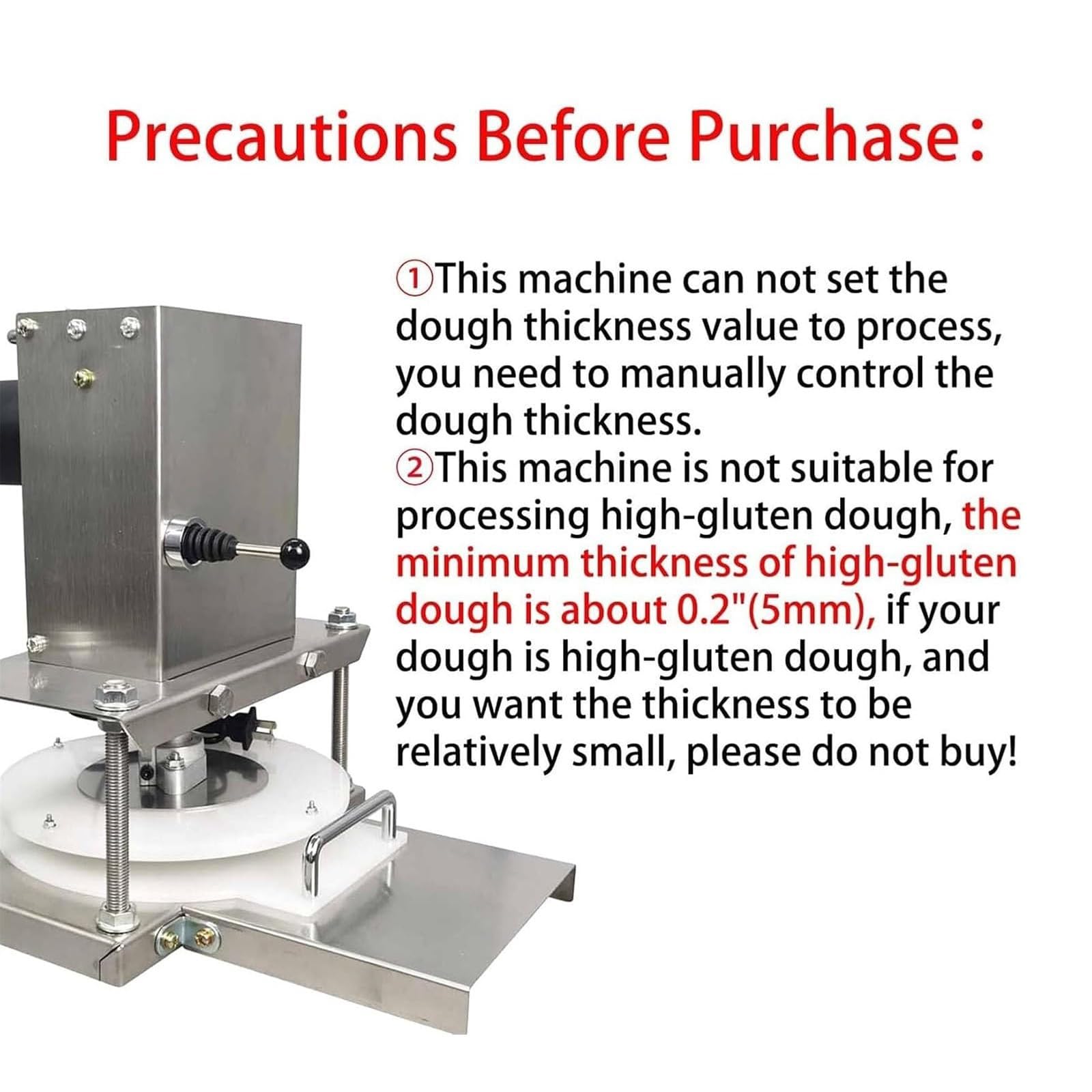 Pressa Elettrica Commerciale Per Pasta Per Pizza, Sfogliatrice Da Banco Per Tortillas E Focacce, Macchina Per Pasta Per Pasticceria Resistente Con Piastre Intercambiabili Da 22 Cm 25 Cm 30 Cm