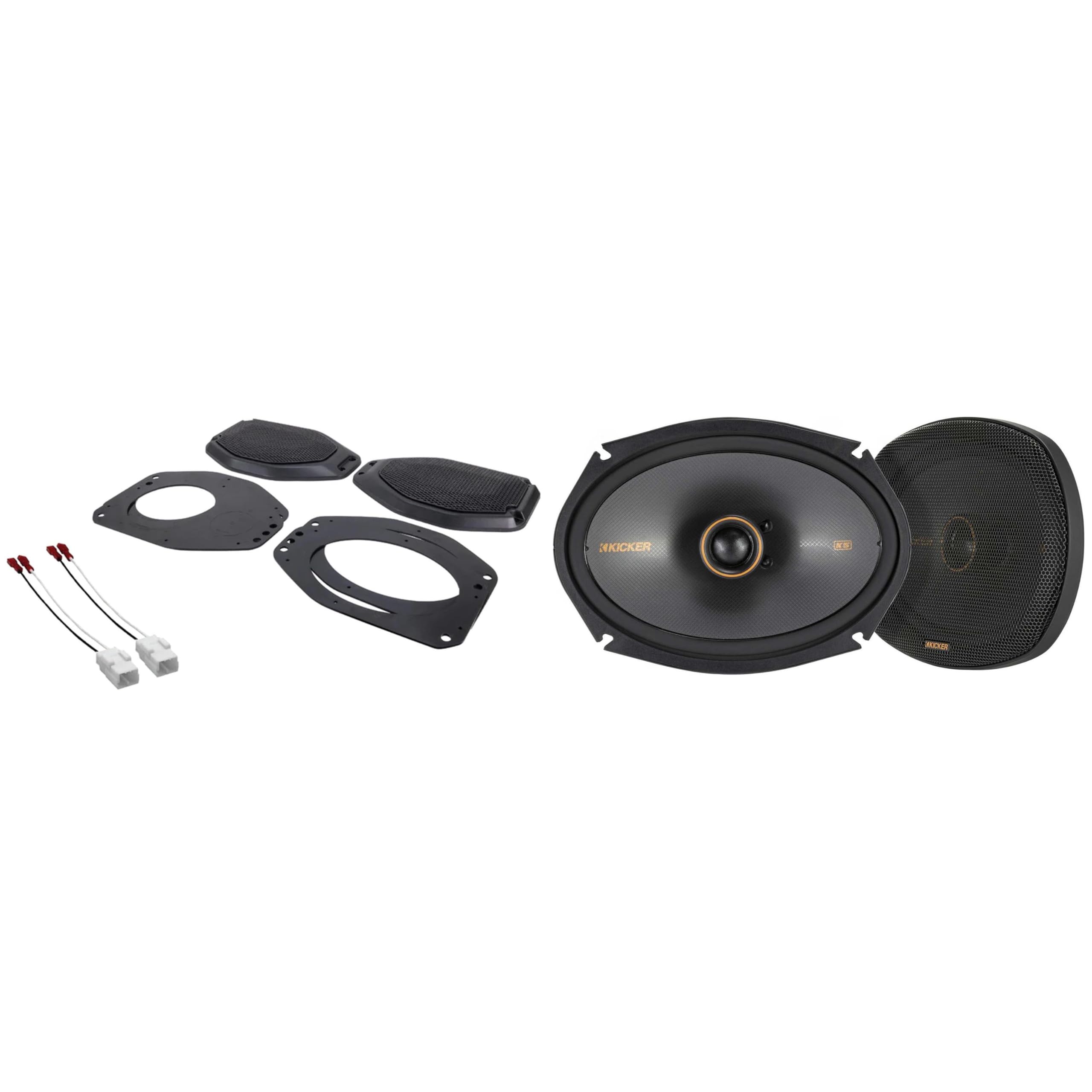 Amazon.com: Kicker 51KSC6904 6x9 KS-Series Coaxial Speakers and