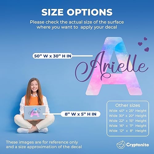 Miniatura 26 de Calcomanías personalizadas con nombre para decoración de pared, letrero de nombre personalizado para decoración de habitación, varios nombres B.