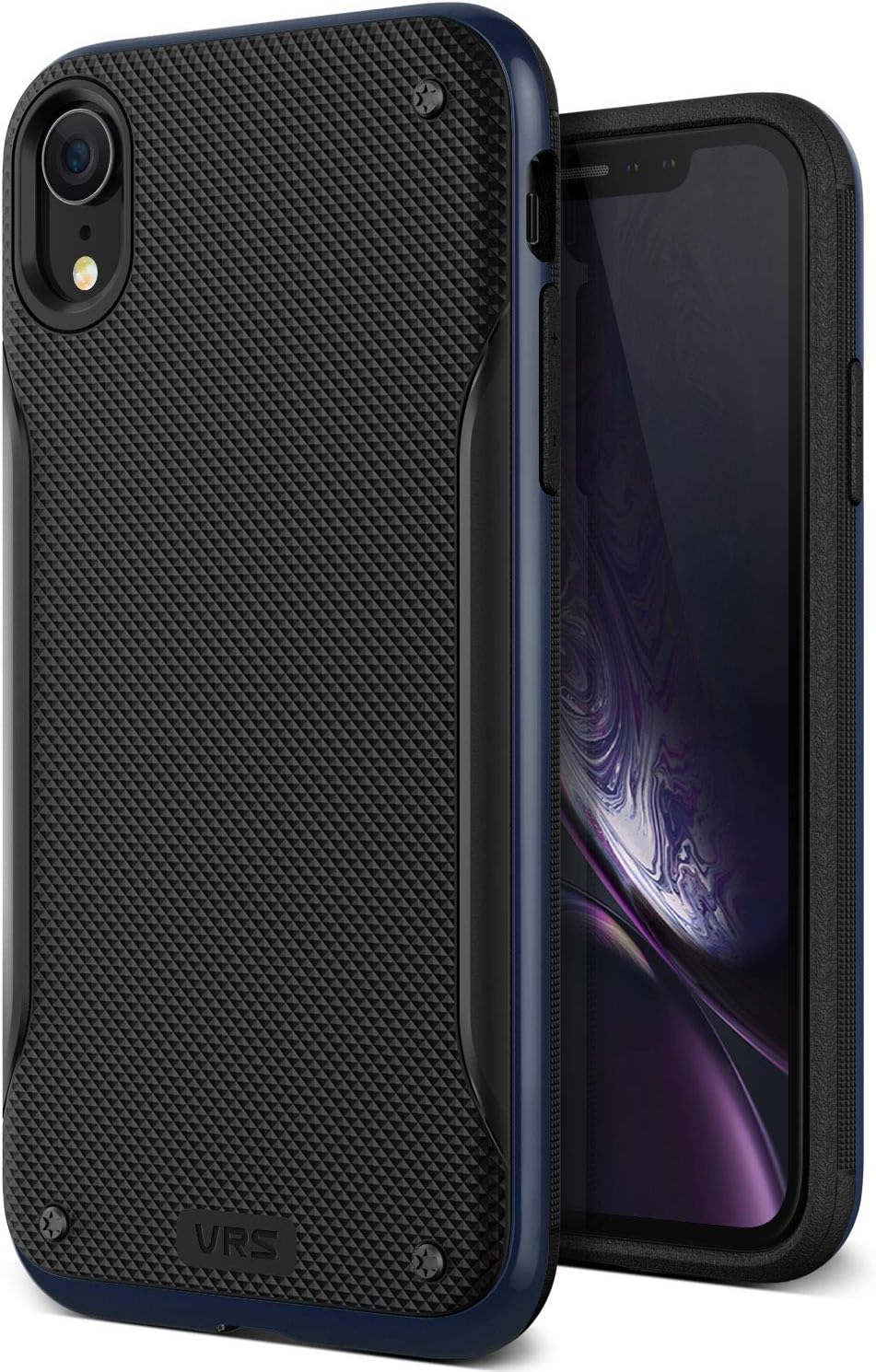 VRS Design iPhone XR High Pro Shield cover/case - Deep Sea Blue