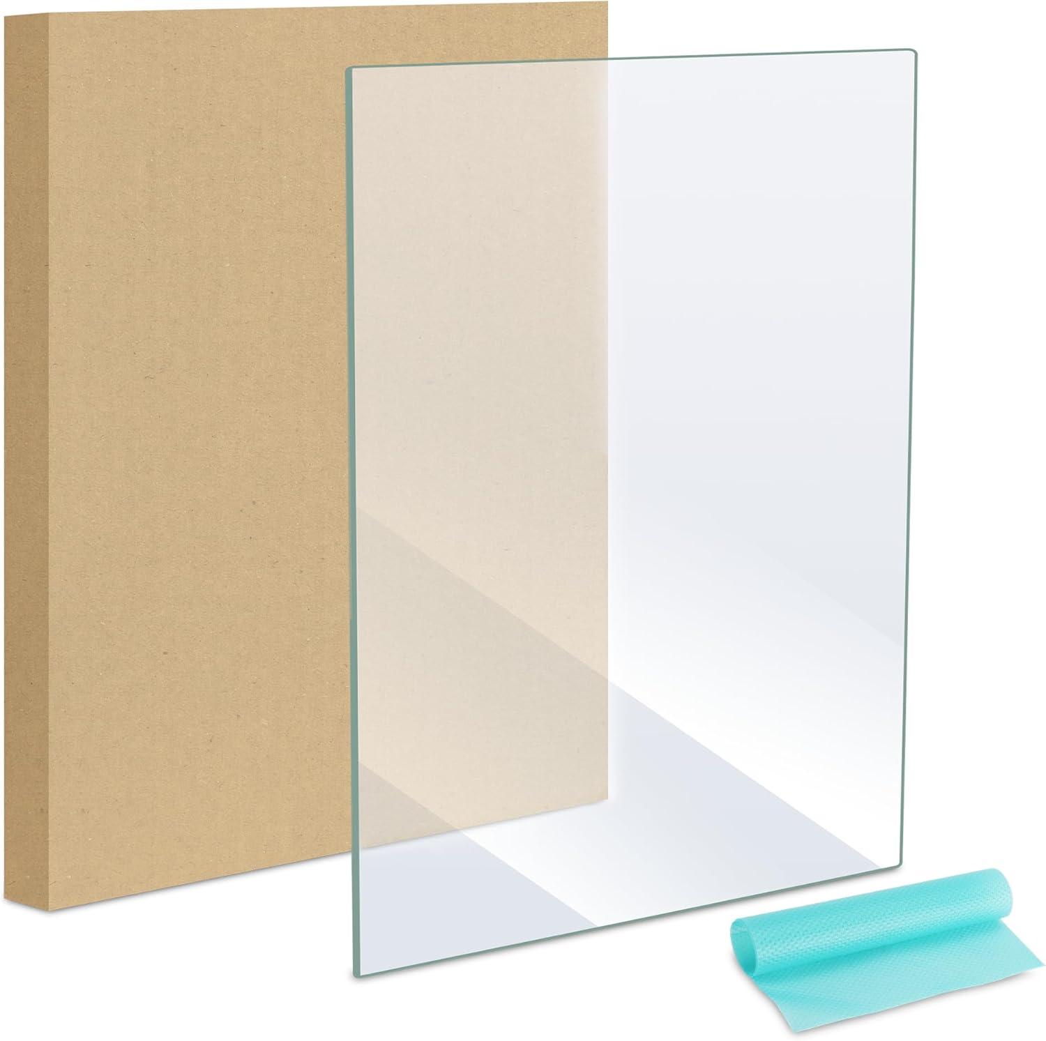 Refrigerator Crisper Glass Shelf Replacement 240350608 AP2115928 Compatible with Fri-gidaire Ken-more Cro-sley Refrigerator Crisper Shelf Insert - 24" x 15.5" x 1/8" in Tempered Glass by Fetechmate