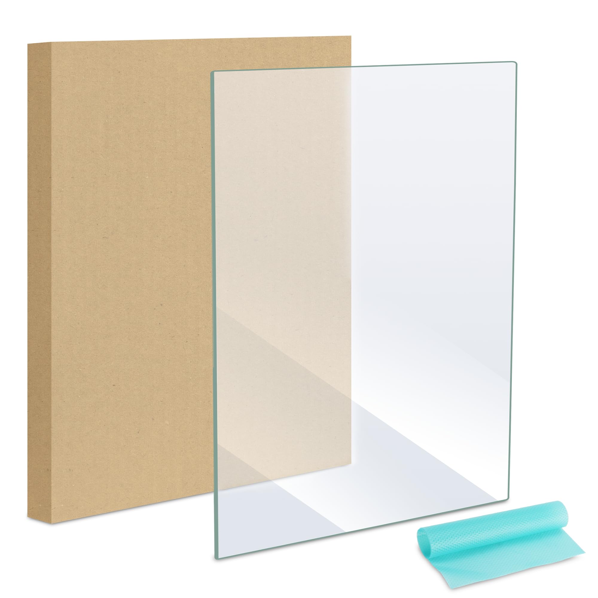 Refrigerator Crisper Glass Shelf Replacement 240350608 AP2115928 Compatible with Fri-gidaire Ken-more Cro-sley Refrigerator Crisper Shelf Insert - 24" x 15.5" x 1/8" in Tempered Glass by Fetechmate