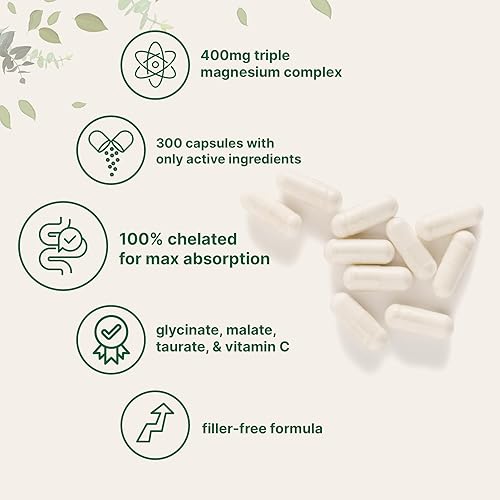 Miniatura 8 de Micro Ingredients Cápsulas blandas de aceite de orégano y complejo de magnesio triple puro de 400 mg  Paquete de 2 unidades  Timoquinona de 4 veces