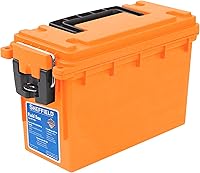 Vista 13 de Caja de almacenamiento de municiones Sheffield 12629, cajas de campo apilables de.30 calibre, resistentes al agua y al polvo, caja de almacenamiento