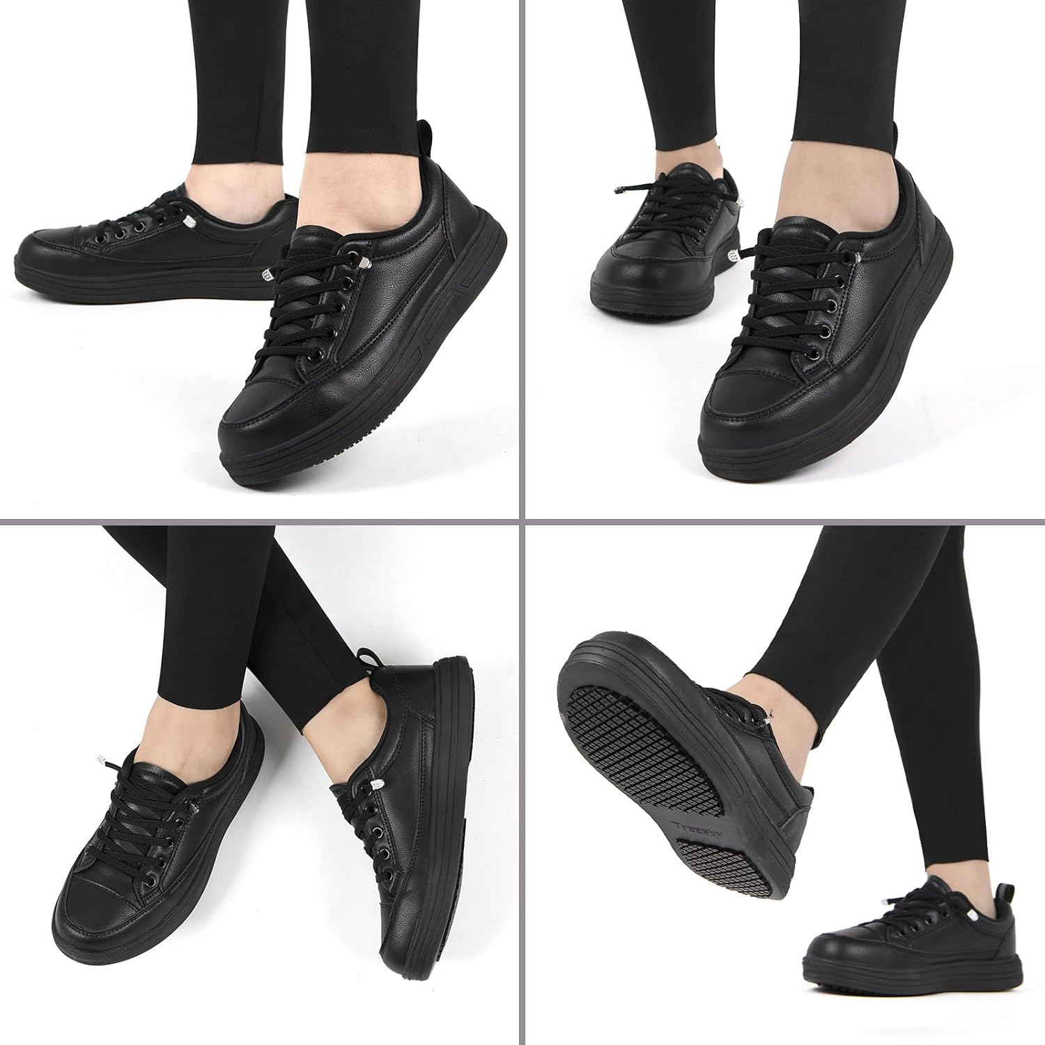 Treesky Non Slip Work Shoes for Women in Food Service - Slip Resistant, Waterproof, Comfortable & Lightweight Sneakers, Suitable for Restaurant, Kitchen & Nursing Crews - Image 2