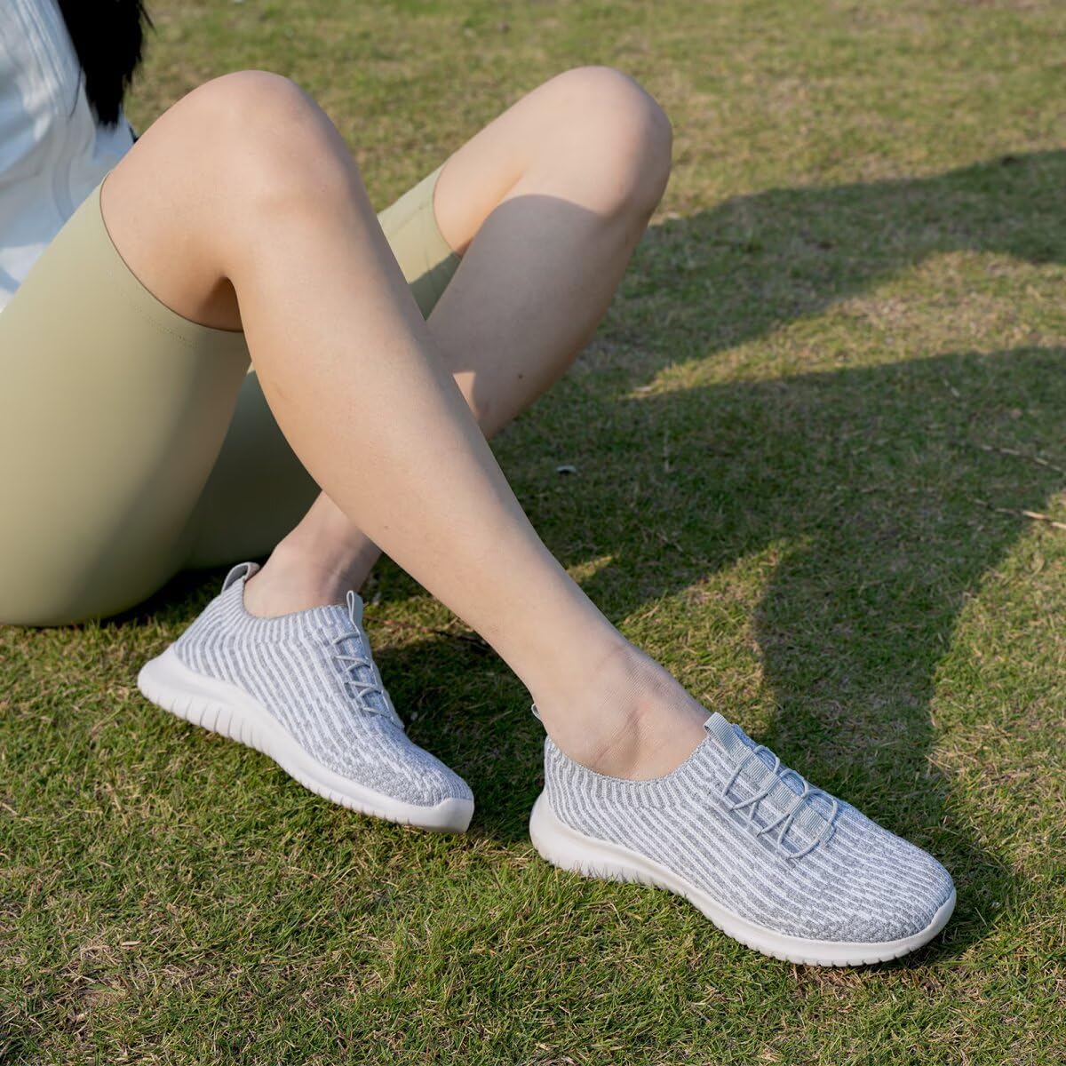 konhill Women's Comfortable Walking Shoes - Tennis Athletic Casual Slip on Sneakers - Image 7