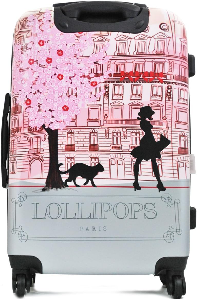 Valise Taille Moyenne 60 cm Gris Clair Lollipops